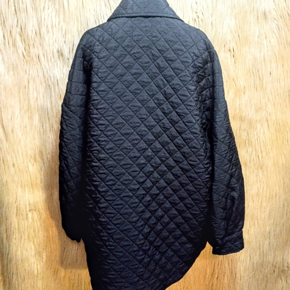 ZARA Black Padded Overshirt Jacket - Picture 3 of 7